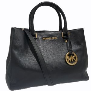 *Sold**Michael Michael Kors Leather Satchel Crossbody